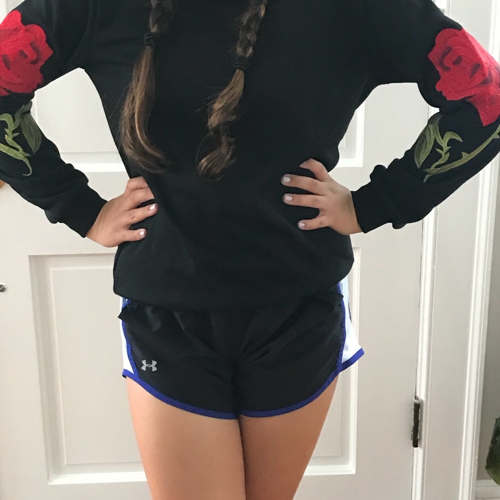 Long sleeve black Florentine shirt